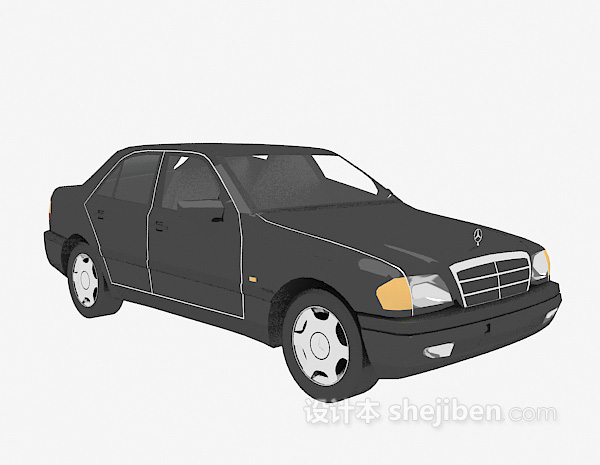设计本黑色车辆3d模型下载
