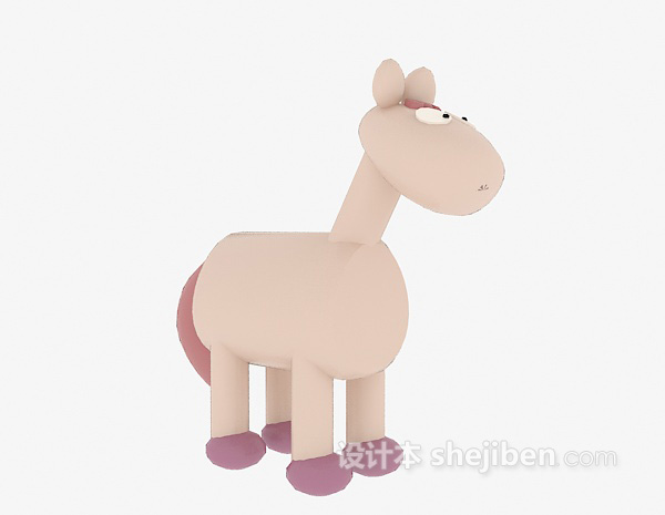 设计本小驴儿童玩具3d模型下载