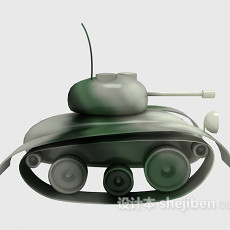 坦克玩具3d模型下载