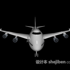 客机3d模型下载