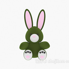 儿童玩具兔子3d模型下载