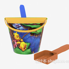 儿童沙滩玩具 3d模型下载