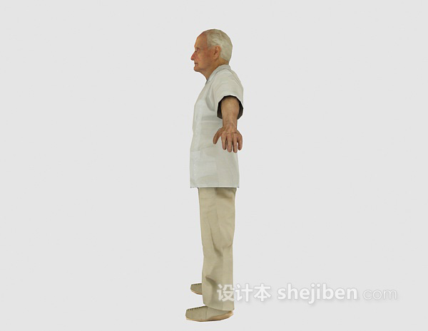 老人3d人物模型免费下载