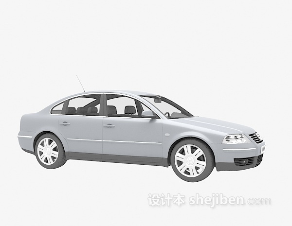 现代风格大众汽车max汽车3d模型下载
