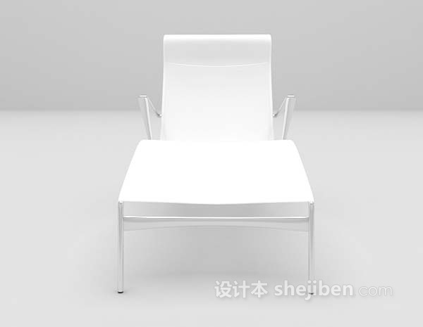 设计本室外休闲椅3d模型下载