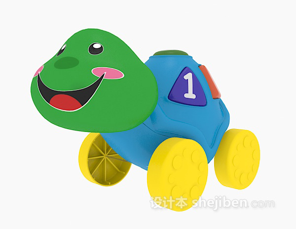 免费乌龟玩具3d模型下载