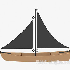 小帆船3d模型下载