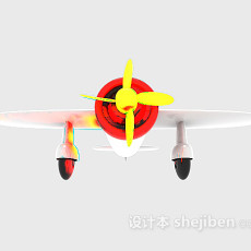 玩具飞机3d模型下载