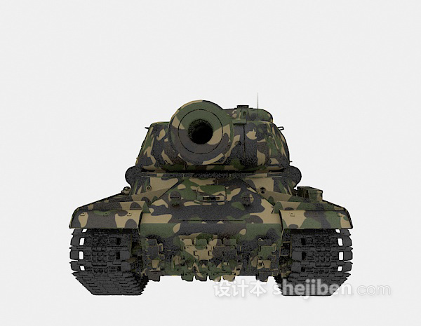 军事坦克装备3d模型下载