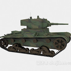 武器坦克3d模型下载