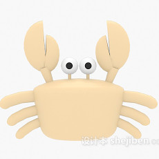 儿童玩具螃蟹3d模型下载