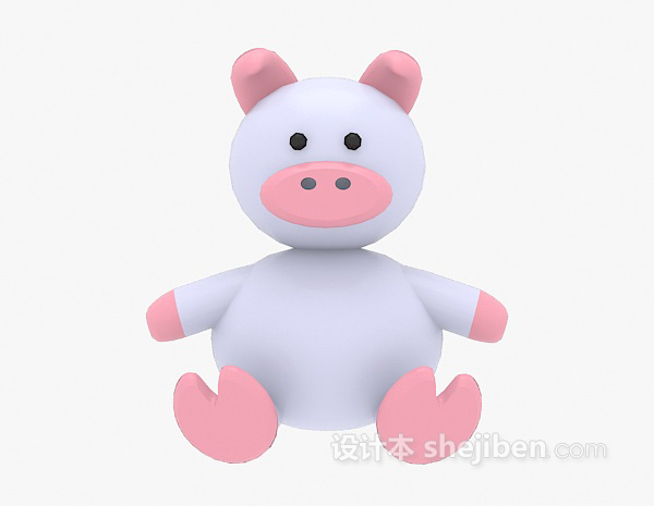 儿童玩具小猪模型