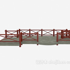 中式桥梁3d模型下载