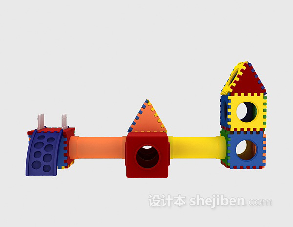 儿童玩具组合 3d模型下载
