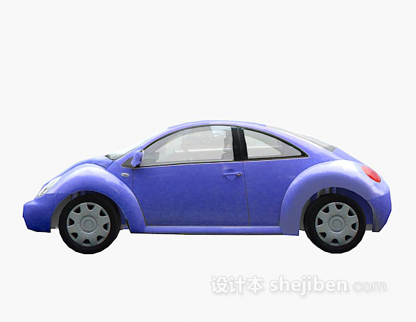 紫色车3d模型下载
