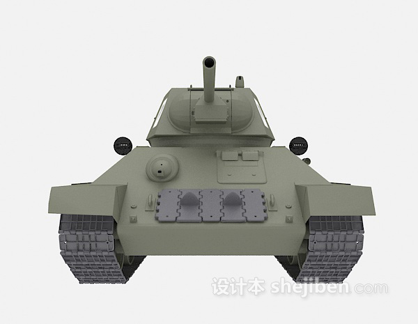 坦克模型3d模型免费下载