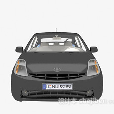 黑色小车汽车3d模型下载