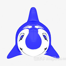 海豚气球儿童玩具3d模型下载
