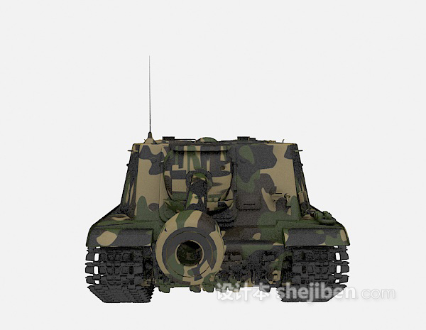 霸气的坦克免费3d模型下载