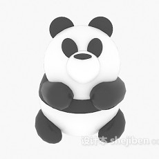 熊猫儿童玩具 3d模型下载