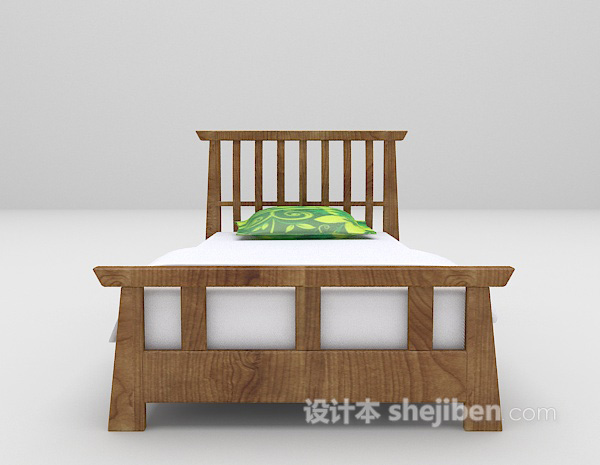 木质床3d模型下载推荐