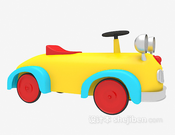 儿童玩具车3d模型下载