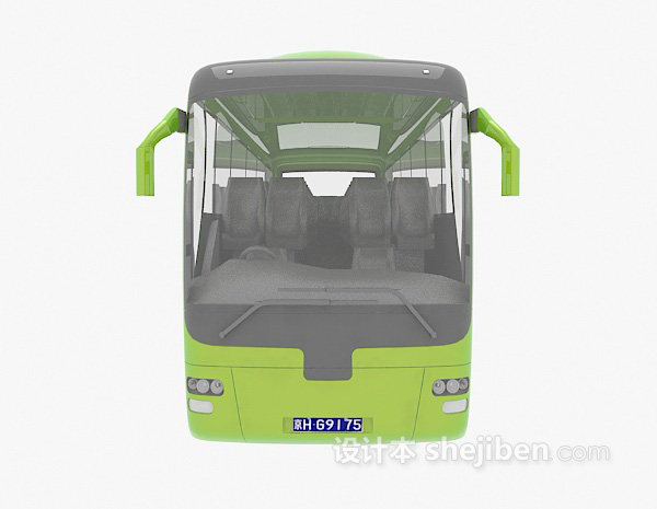 大巴车模型3d下载