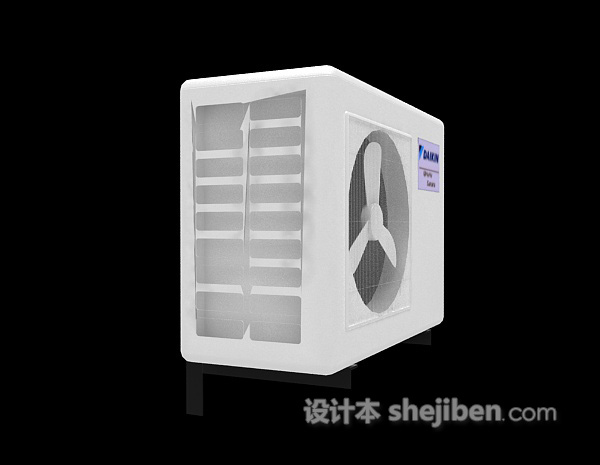 现代风格空调机3d模型下载