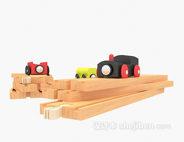 儿童模型玩具火车3d模型下载