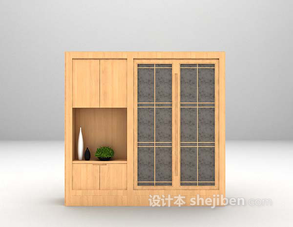 木质衣柜3d模型推荐