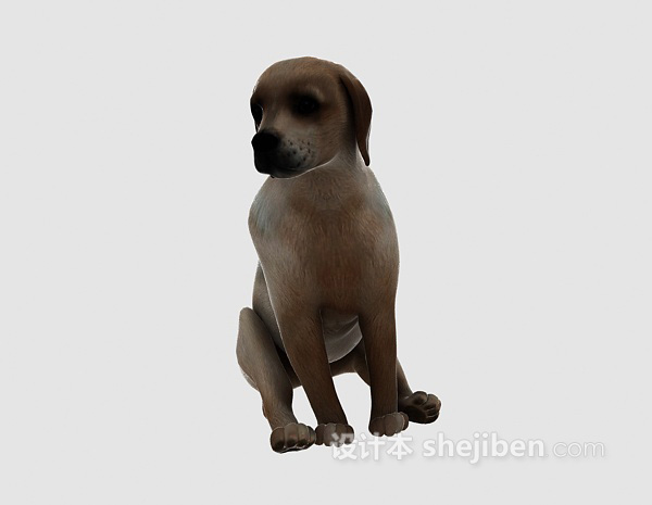 小狗动物模型 3d模型下载