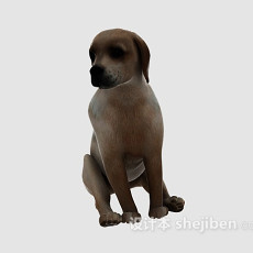 小狗动物 3d模型下载