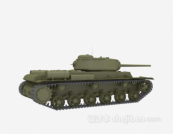 轻型坦克3d模型免费下载