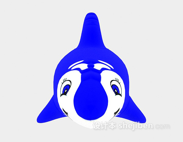 儿童模型玩具海豚3d模型下载