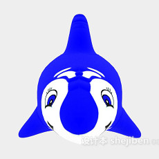 儿童玩具海豚3d模型下载