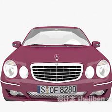 紫色汽车3d模型下载