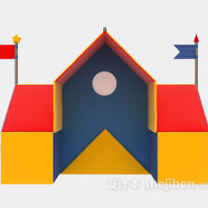 小房子儿童玩具3d模型下载