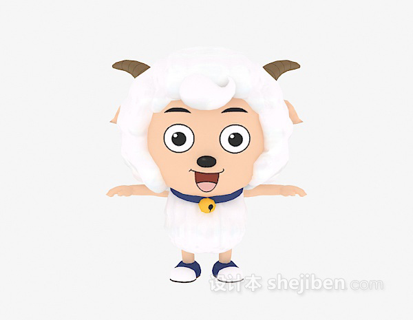 儿童玩具喜羊羊3d模型下载