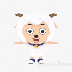儿童玩具喜羊羊3d模型下载