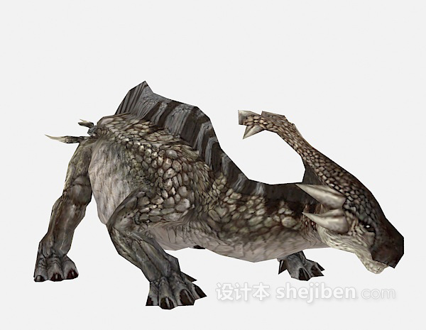 恐龙3d模型下载