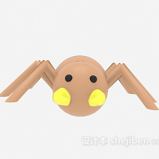 儿童玩具蚂蚁3d模型下载