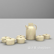 陶瓷品3d模型下载
