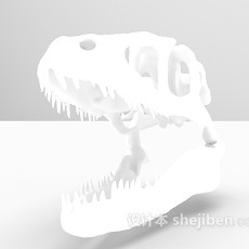 恐龙头3d模型下载