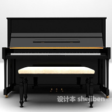经典钢琴3d模型下载