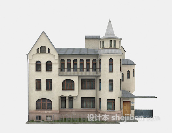 古老别墅模型3d下载