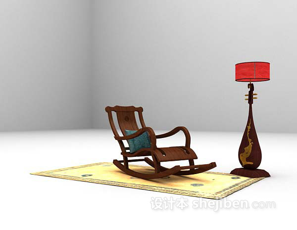 设计本休闲椅3d模型下载
