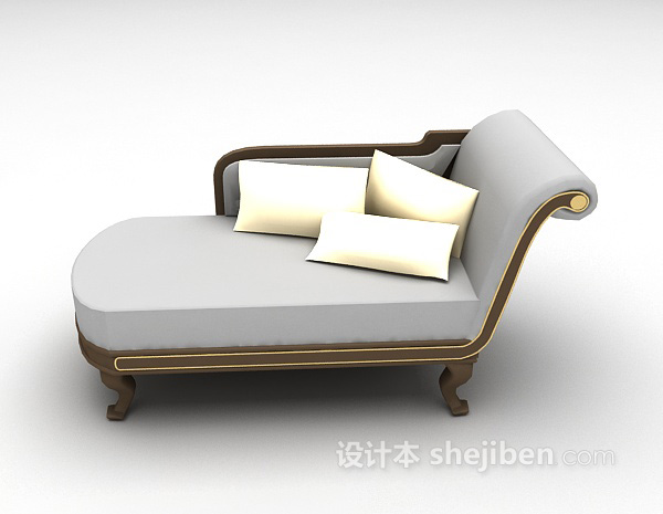 休闲躺椅2d3d模型下载
