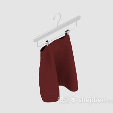 红色短裙3d模型下载