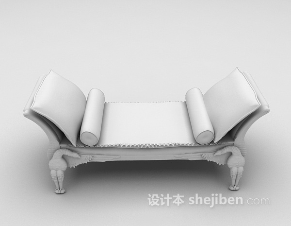 现代风格沙发椅3d模型下载