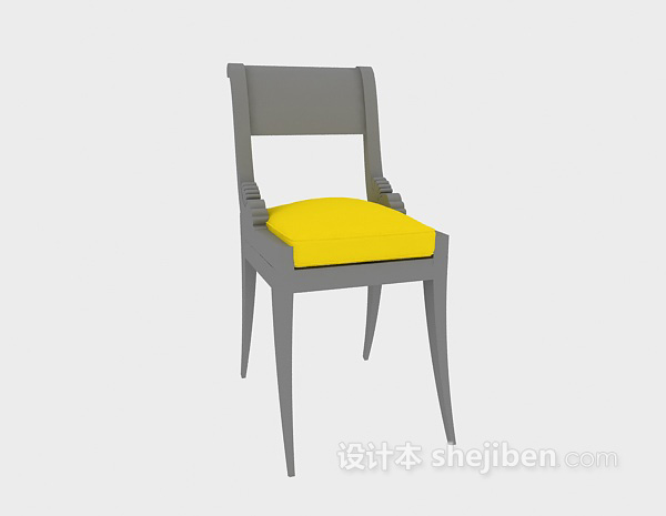 免费欧式休闲椅3d模型下载